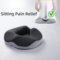 Hemorrhoid Mat Health Care Seat Cushion Memory Foam Sciatica Tailbone Bed Sores Donuts Shape Sitting Pain Relief Travel Office