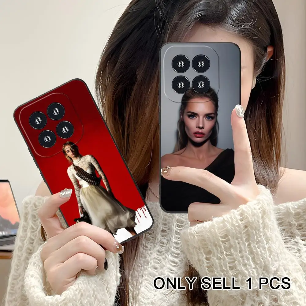 

Samara Weaving Phone Case for Xiaomi 17 15 14 13 12 Mi 11 T Ultra Lite Pro S X 5G Soft TPU Shockproof Cover