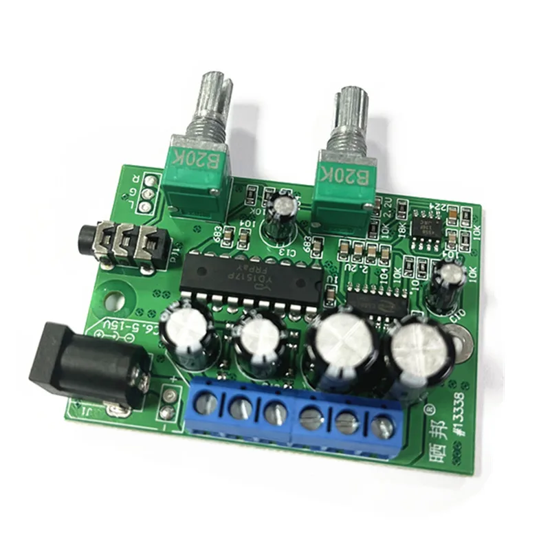 1pcs TDA2030 2.1 Subwoofer Amplifier Audio board 6W*2+25W Mini Bass Amplifier HIFI YD1517P for 4-6 inch 40W SubWoofer Speaker