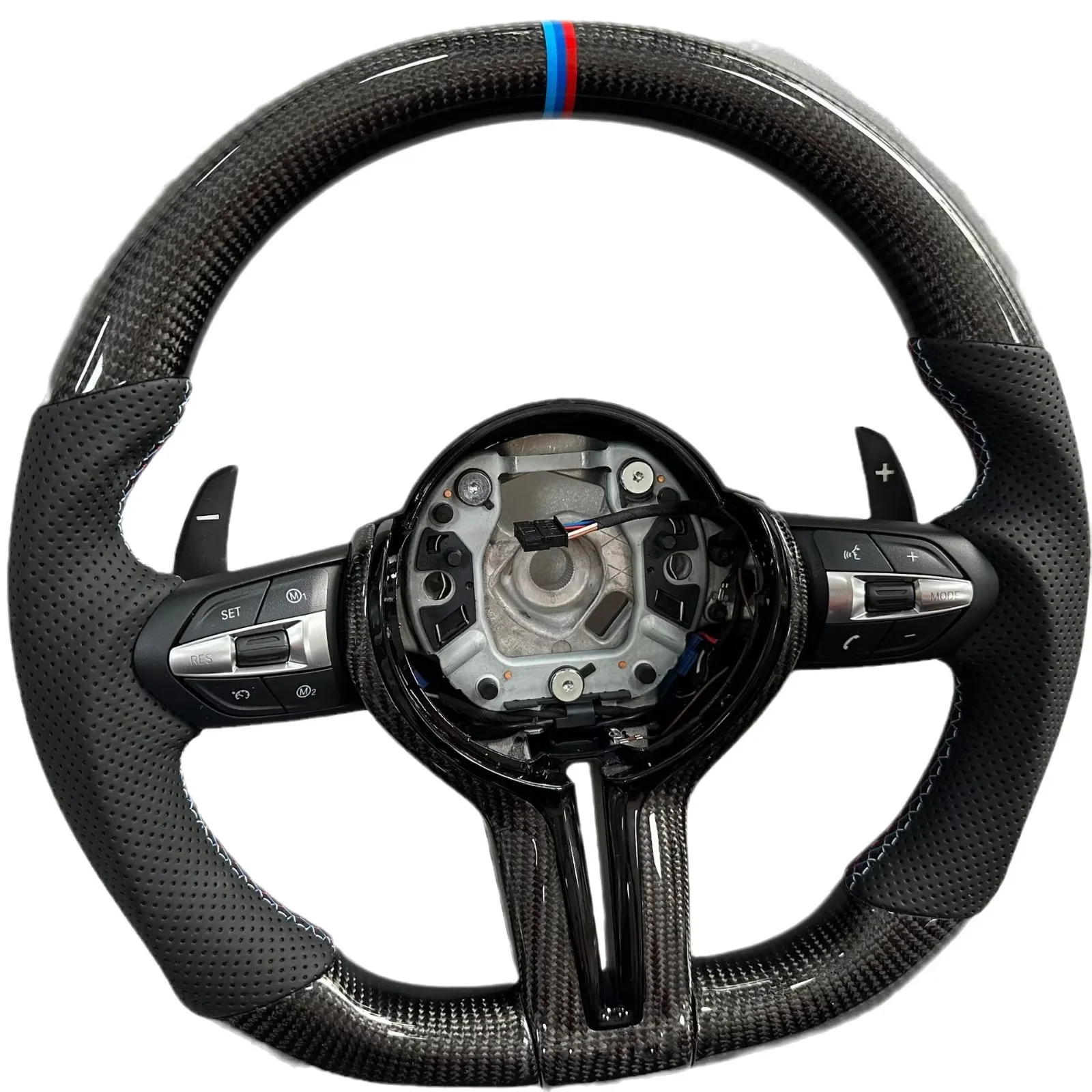 Suitable for BMW 1234567 series X123456 modified thong steering wheel M3M6 carbon fiber