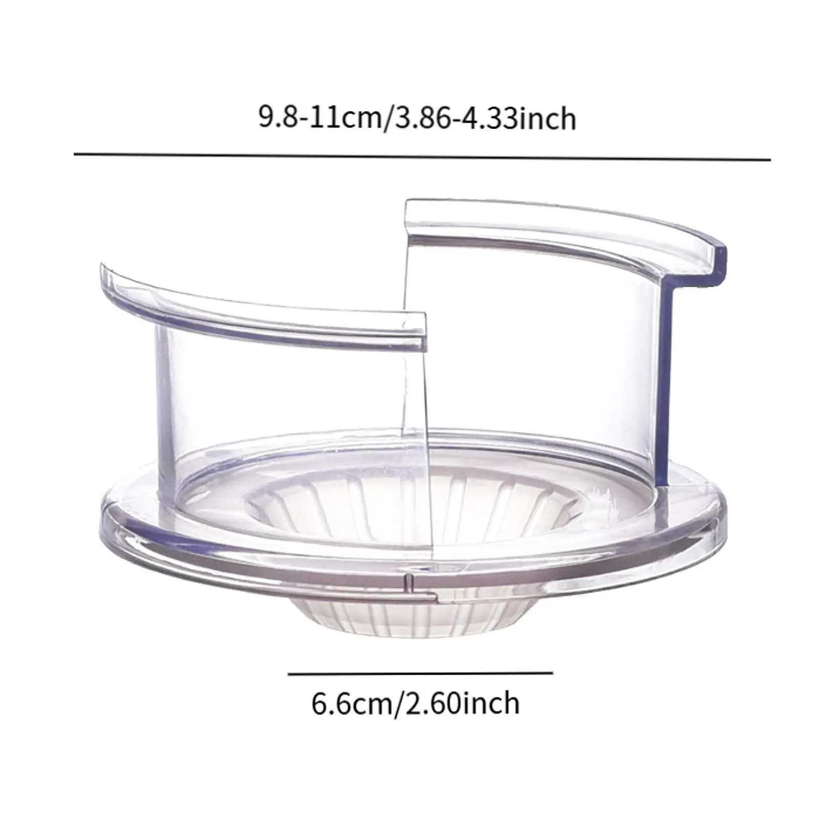 حامل قهوة بفلتر بالتنقيط، حامل منقط القهوة، محمول وشفاف، مخمر يدويًا للمنزل والتخييم والمكتب والنزهات لمحبي القهوة