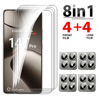 4/8in1 For Xiaomi 14T Pro Tempered Glass Case Camera Protector For Xiaomi 14T Pro Screen Glass Mi 14TPro 5G Glass Protector Film