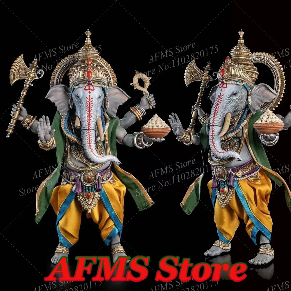 Os Quatro Cavaleiros Escala 1/12 Figura Colecionável Figura Mitológica Indiana Ganesa Deus Da Sabedoria Riqueza Figura de Ação Soldado