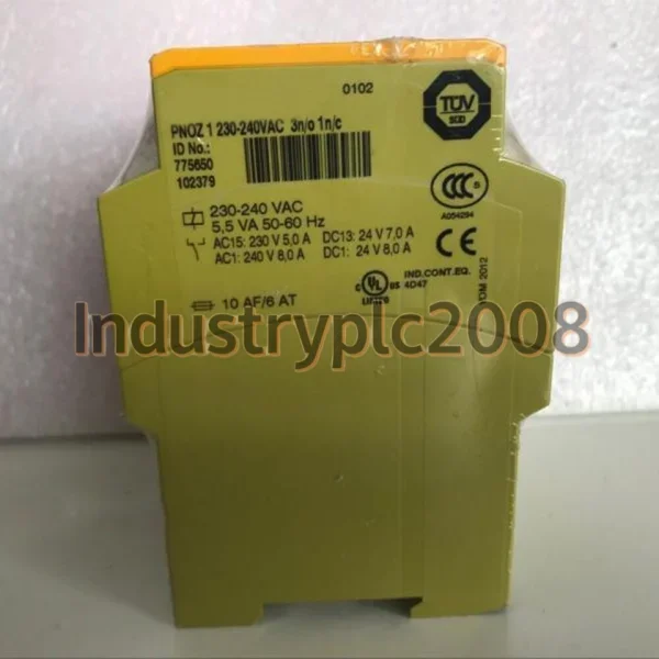 

Реле безопасности 775650, 230-240В переменного тока, 3НО 1НЗ, абсолютно новое, оригинальное, в наличии, для ПЛК