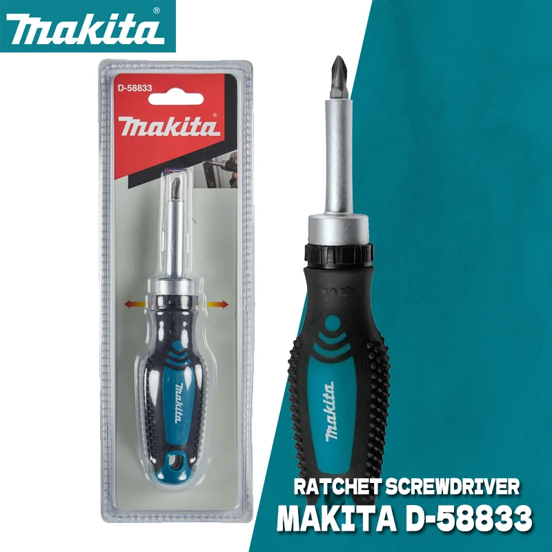 makita chave de fenda antiderrapante magnetica semiautomatica positiva e negativa d 58833 acessorios de perfuracao 01