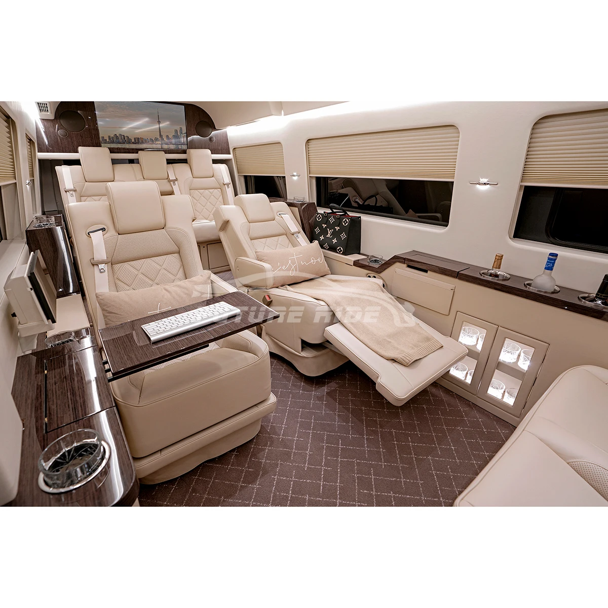 Sprinter Passenger Bus 906 Seat Convertible Bench Ski for Mercedes Benz Sprinter VAN Upgrade