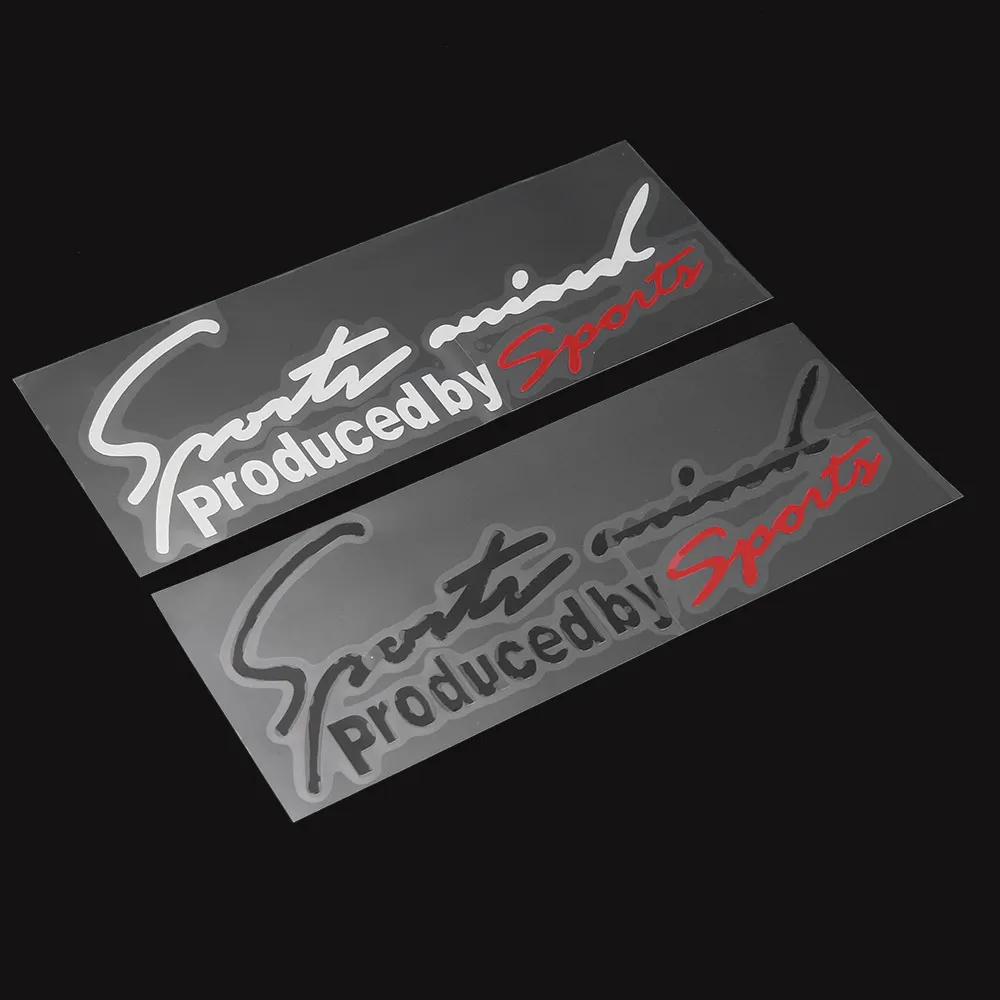 Racing Auto reflecterende auto grafische sticker brief persoonlijkheid auto's stickers 2 kleuren