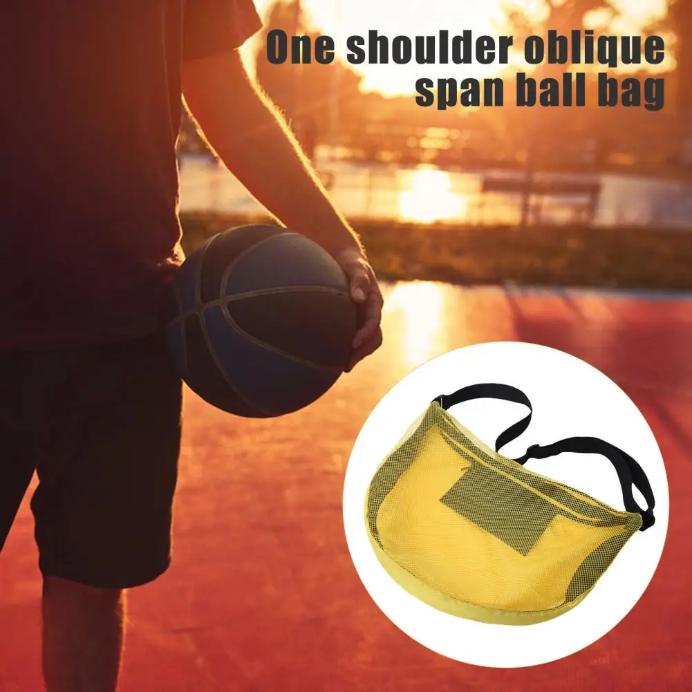 

Durable Ball Storage Bag Adjustable Team Work Ball Bags for Basketball Football Volleyball Mesh for Swimming for Holding