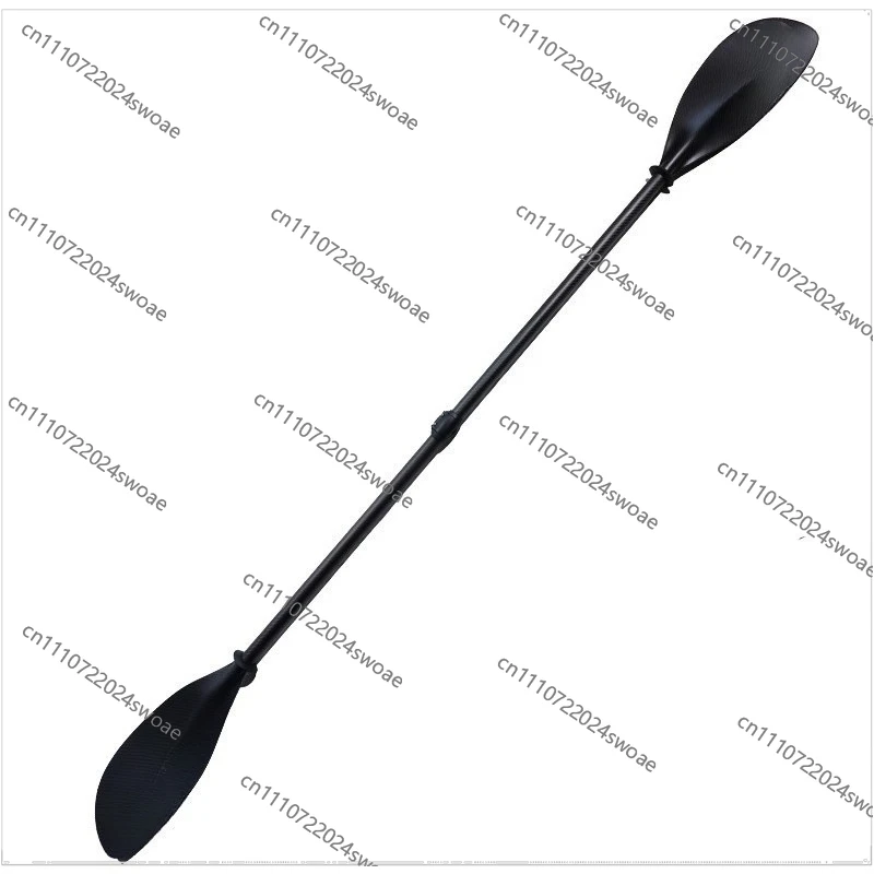 4 Portable Lightweight 3K Carbon Fiber Kayak Paddles Folding Black Paddles
