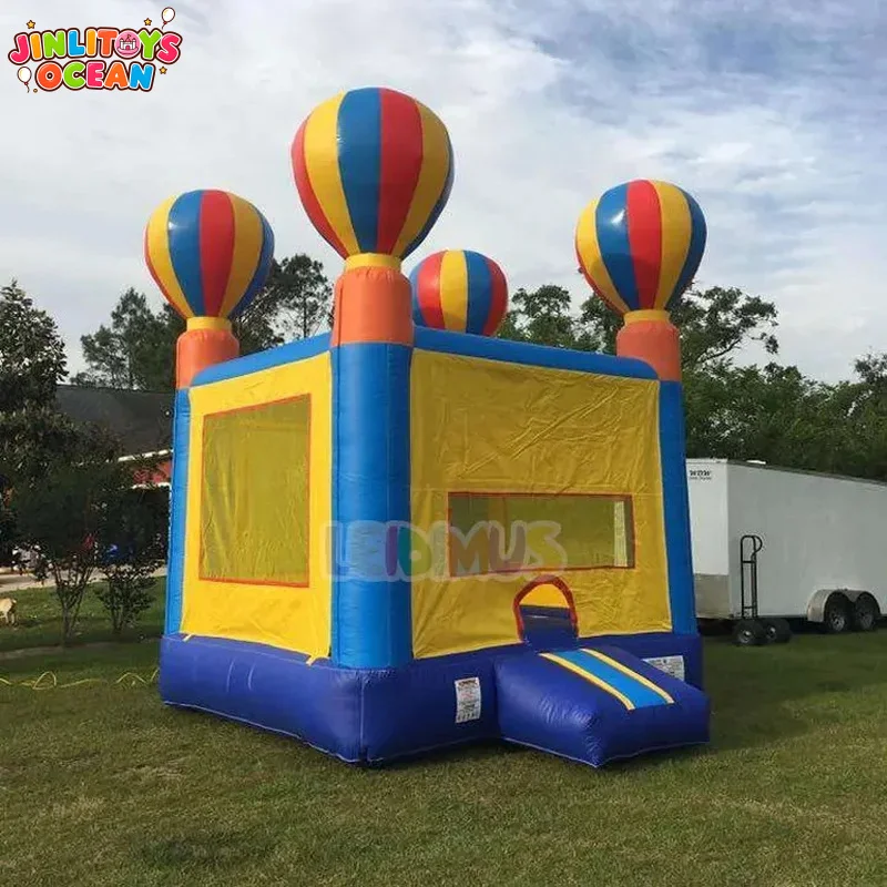 Commercial-grade Party Rental Entertainment Including Signature Inflatable Hot air Balloon Bounce Houses