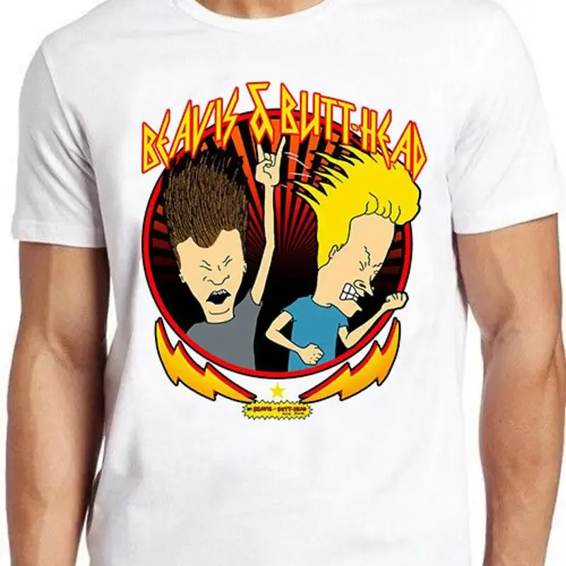 Beavis And Butthead Heavy Metal TV Show 80er Jahre Lustiges Design Geschenk T-Shirt C1144