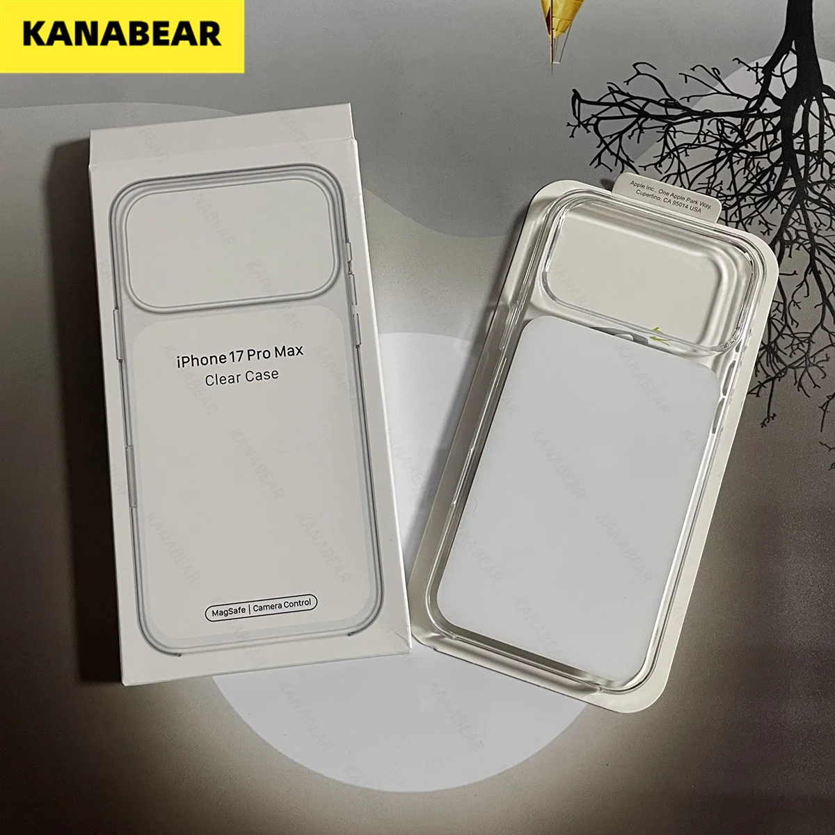 

MagSafe 1:1 backplate magnetic charging case suitable for transparent phone cases of Apple 17Promax series