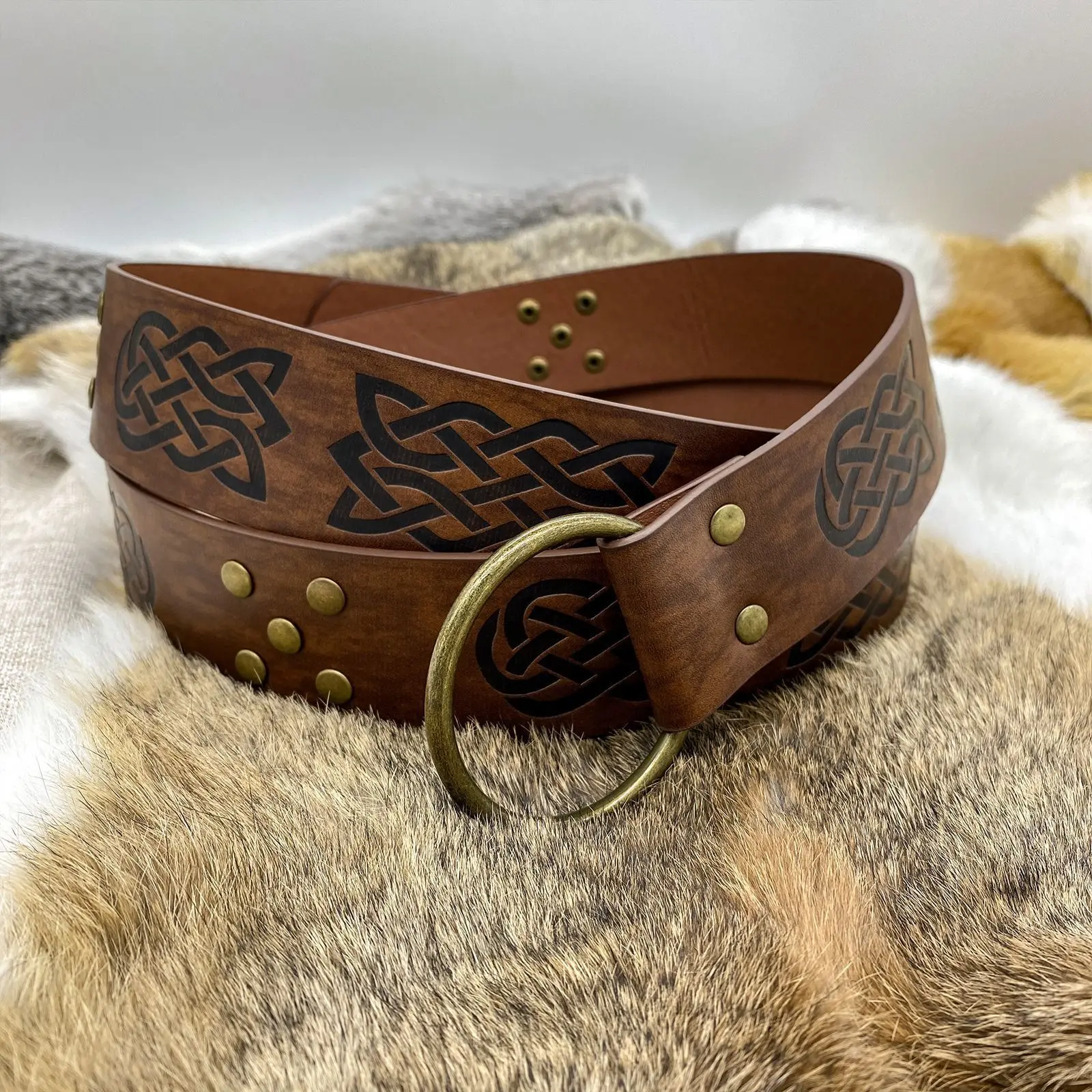 Кожаный пояс в стиле Ренессанс – обзор и цена Cosplay Prop Pattern