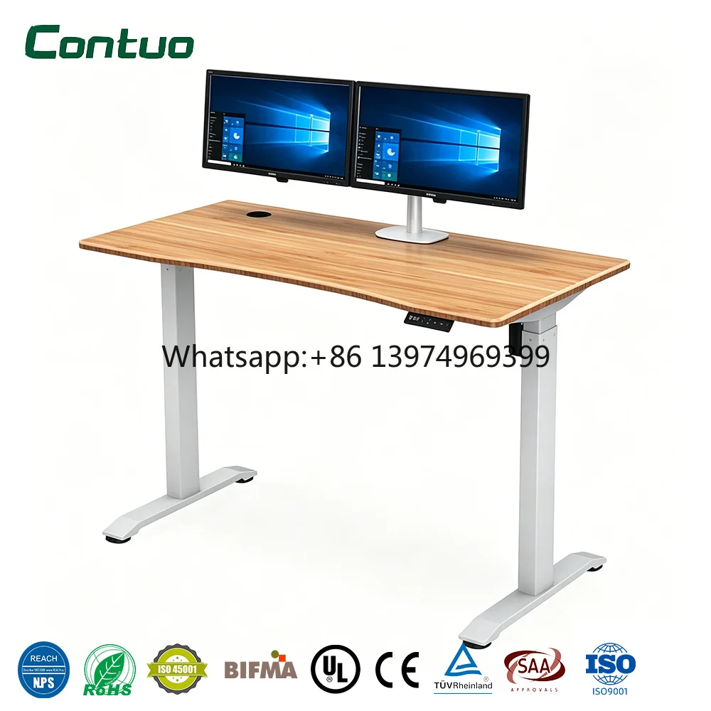 High Quality Adjustable Smart Desk Lifting Mechanism Motorized Table Leg Electric Single Motor Desk