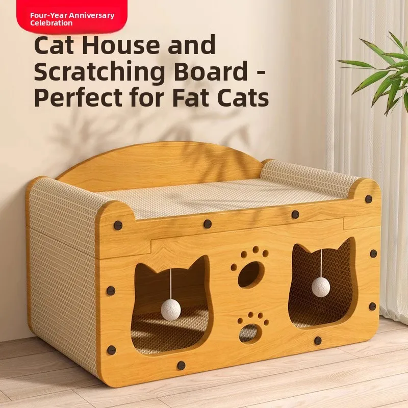 

Vertical Inteated Scratching Board Wear Resistant No edding Four Seasons Universal Winter House Toy