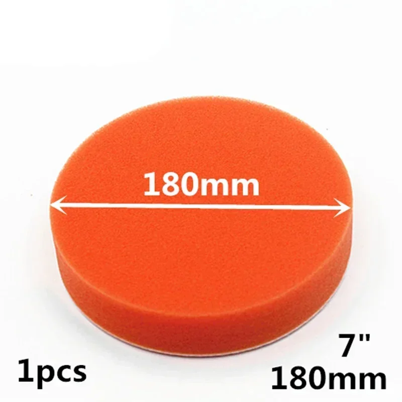 180MM 7 Inch Flat Sponge Gross Polishing Buffing Pad Kit For Car Polisher Clean Waxing Auto Paint Maintenance Care Tools