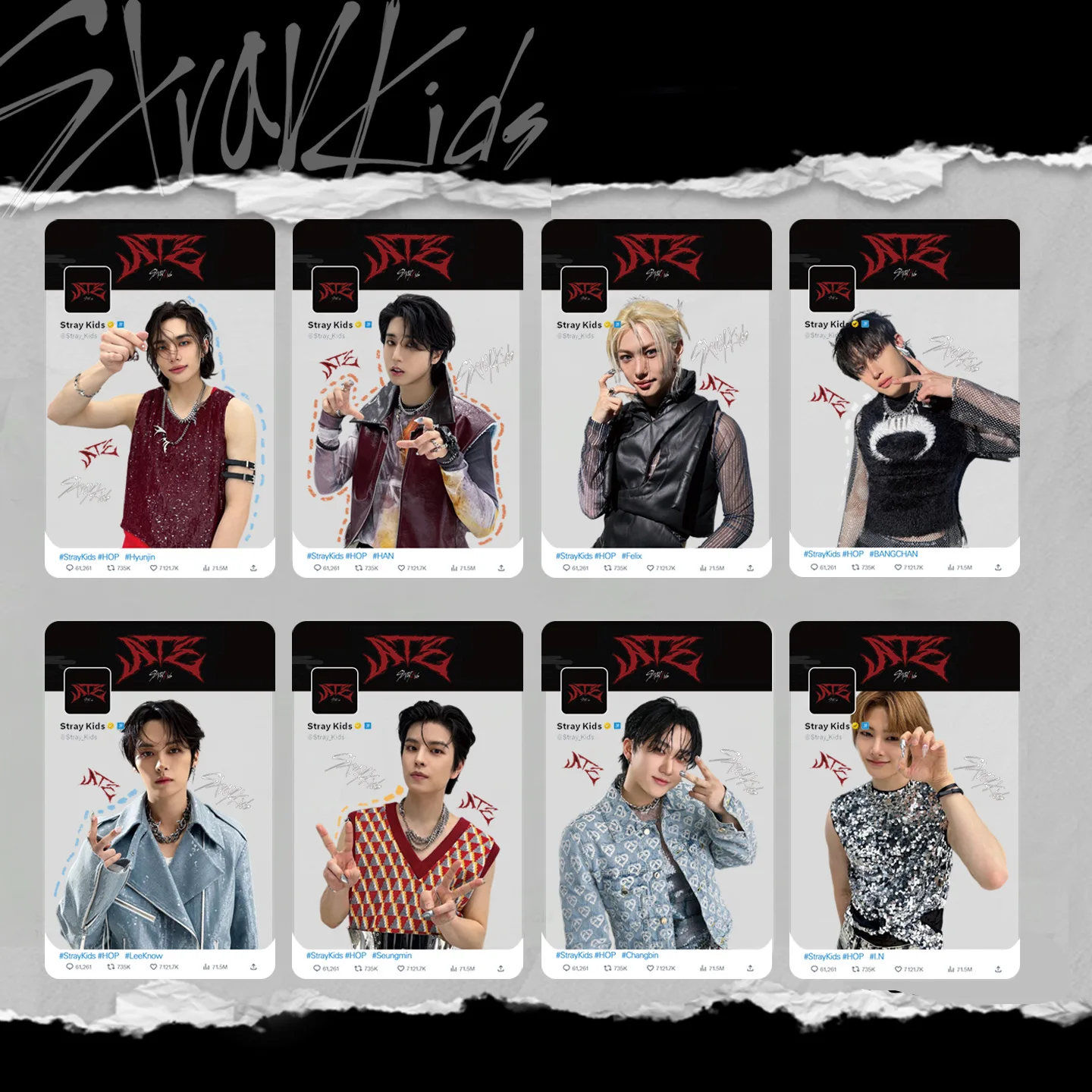 

Мужская клубная карта со звездами Stray Kids, милые аксессуары, прозрачная карта из ПВХ, аксессуары для карточек со звездами в одном стиле