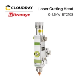 Ultrarayc Raytools BT210S Original Fiber Laser Cutting Head CL100 FL125 0-1500w  Manual Focus for Metal Cutting Machine