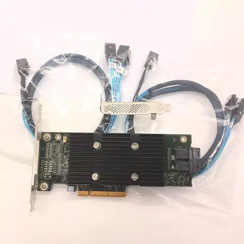 DELL PERC H330 12GB/S PCI-EXPRESS 3.0 SAS RAID CONTROLLER CARD & 2x Cables 8643