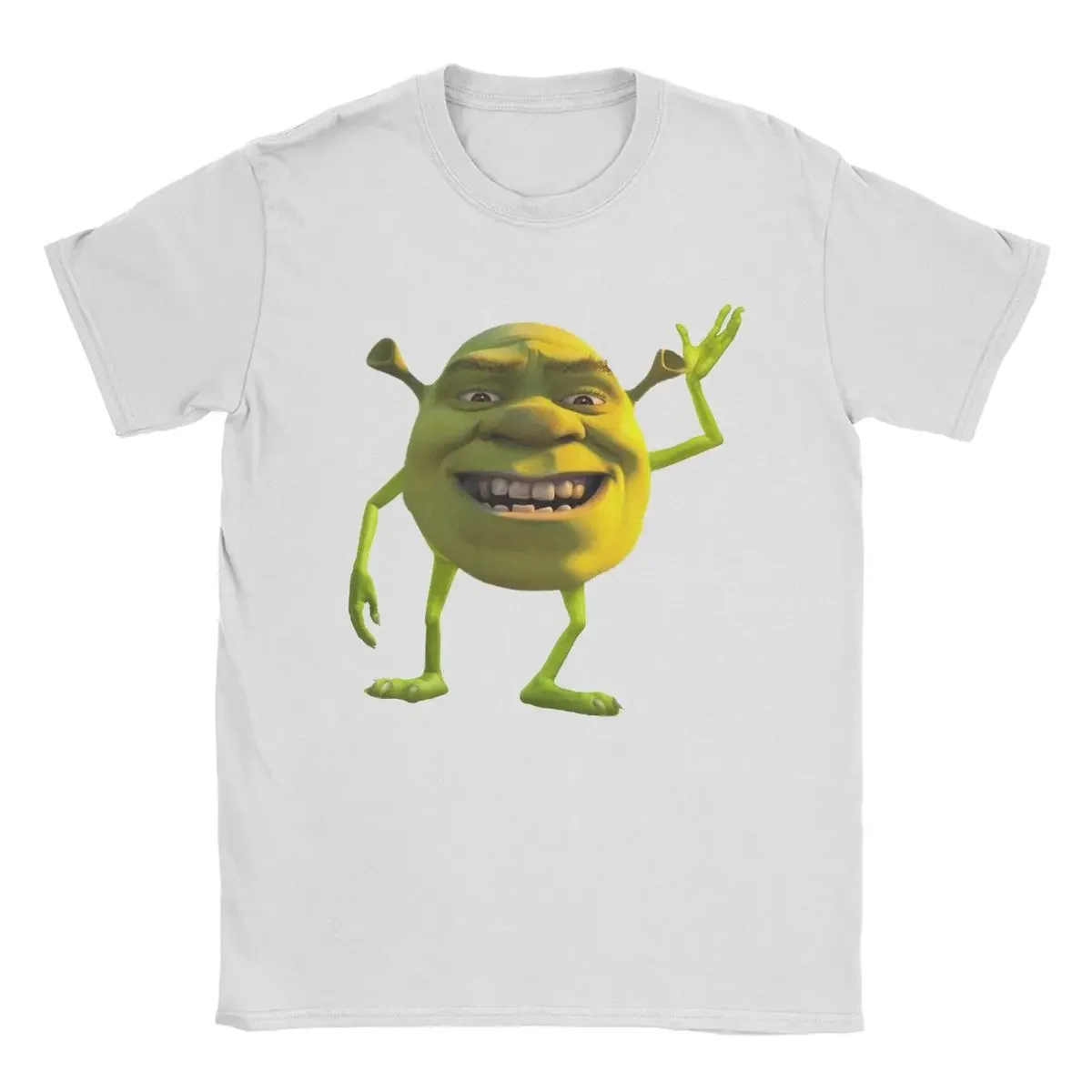 New Arrival Men Women Shreks Wazowski Funny Meme Shirt Top Tee Clothes Apparel Vintage Pure Cotton Cute Monsters T Shirts style.