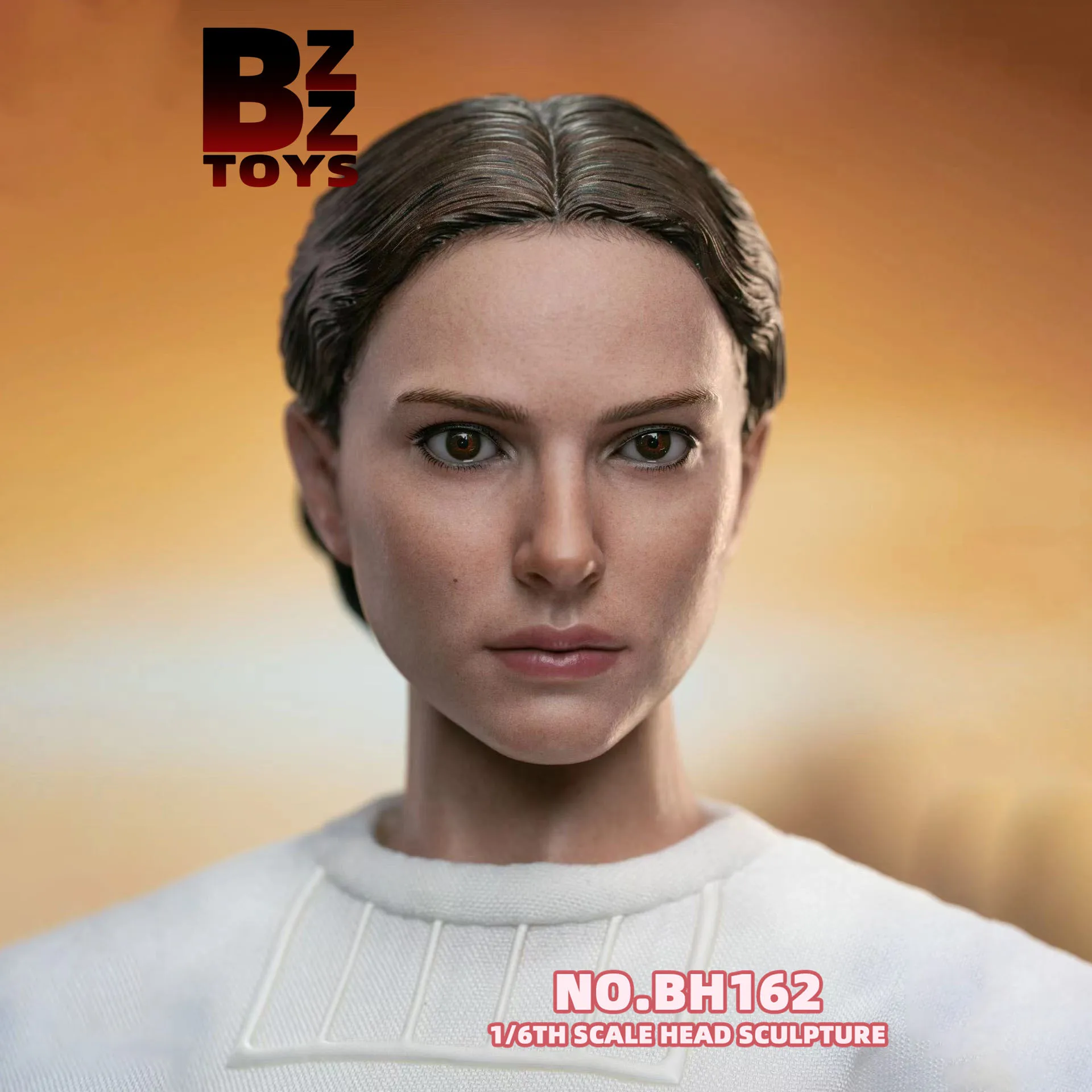 

BZZ TOYS BH162 1/6 Natalie Portman Head Sculpt PVC Head Carving Model Fit 12'' Female Soldier Action Figure Body Dolls in Stock
