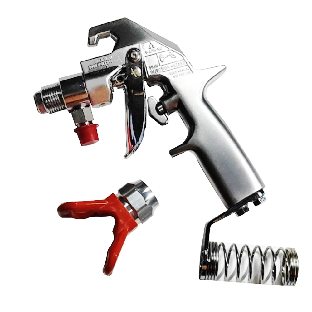 

Airless Sprayer Gun 5000psi With Airless Tips Guard Finger Trigger suit for airless paint sprayer 1/4″NPS Output connector