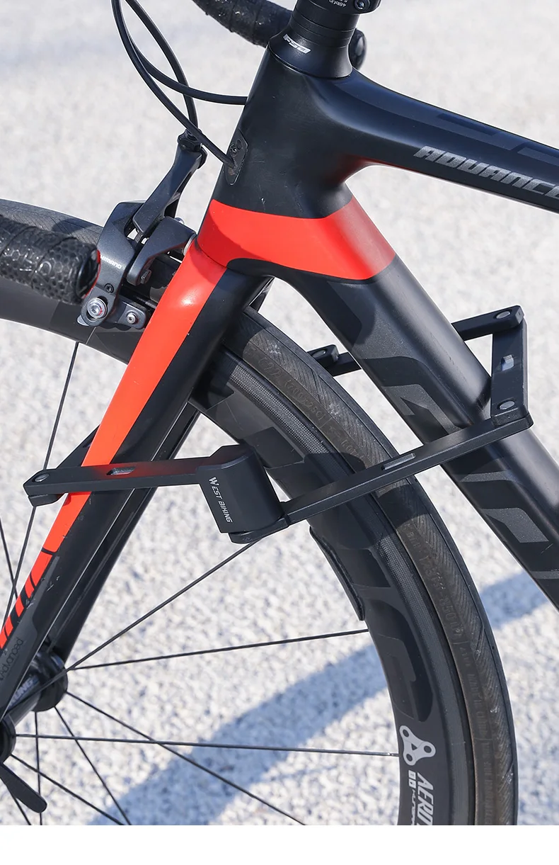 WEST BIKING Faltbares Fahrradschloss Sicherheits-Diebstahlschutz Fahrradschloss MTB Rennrad Zubehör Roller Elektrofahrrad Kettenschloss – Detail 16