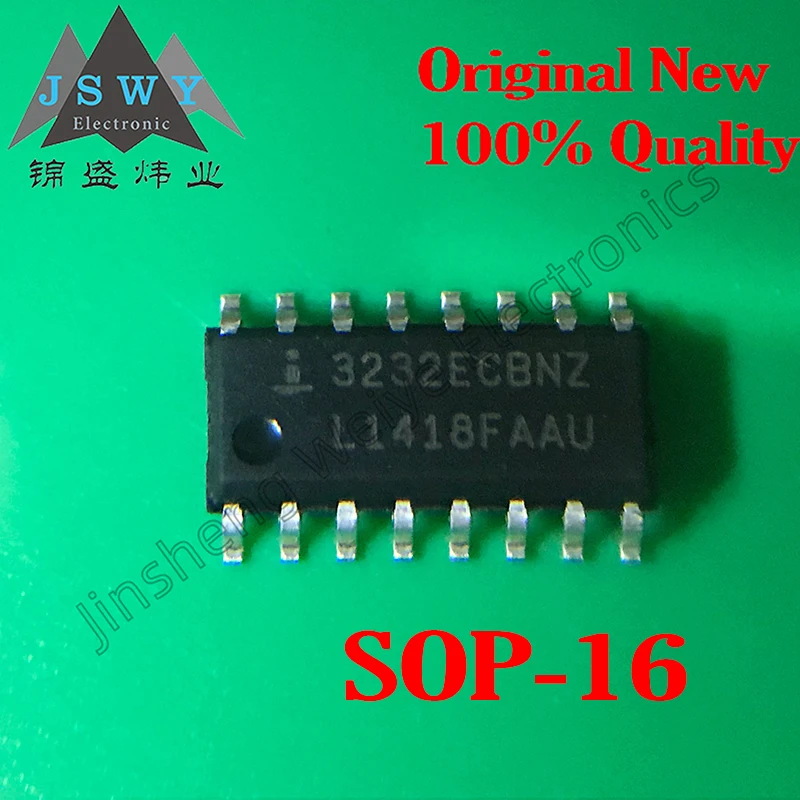 1~20PCS Free Shipping ICL3232ECBNZ ICL3232 Silkscreen 3232ECBNZ SOP16 Transceiver IC Chip Brand new and good quality.