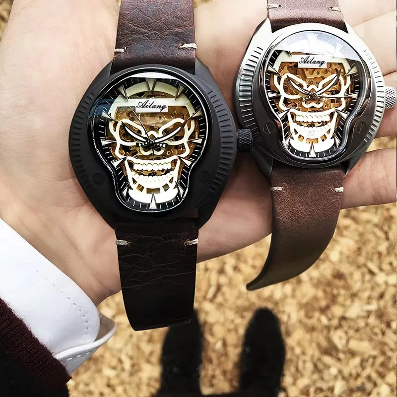 New men's watch automatic mechanical watch leisure business luminous deep waterproof high-end brand personality men's watch