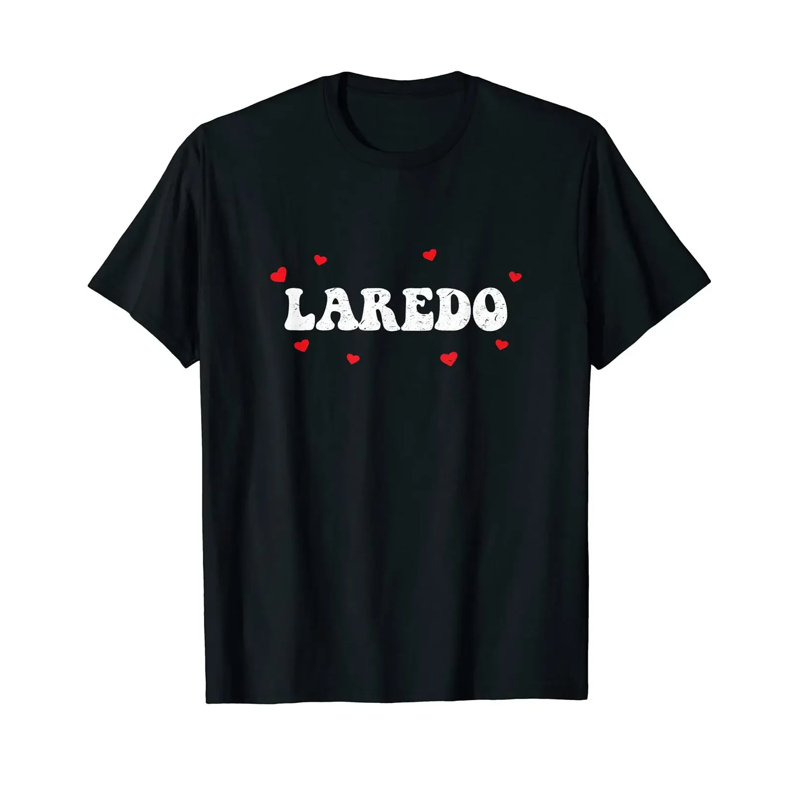 Ich liebe Laredo Texas Hometown TX Home State Resident T Shirt vintage Washed Breathable homme Soft streetwear Stretched