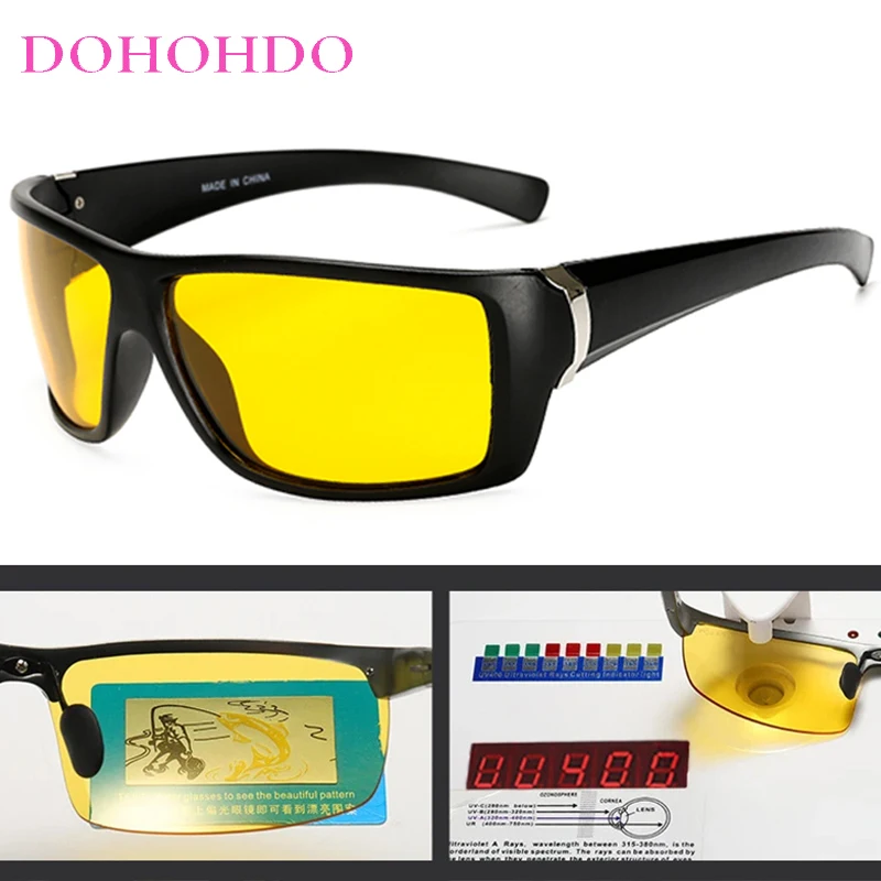 

Anti-Glare Night Vision Glasses For Headlight Polarized Driving Sunglasses UV400 Yellow Lens Protection Night Eyewear For Driver