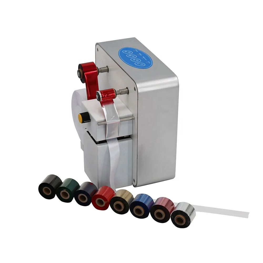 Portable Full Automatic Digital Label Date Silk Ribbon Printer With Wholesale Price