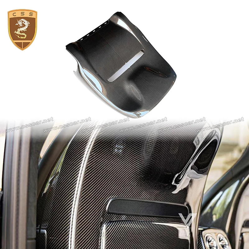 For Benz G Class W464/W463A 2018-2024 BarB Style Dry Carbon Fiber Replacement Seat Back Cover Car Seatback Protector Accessories