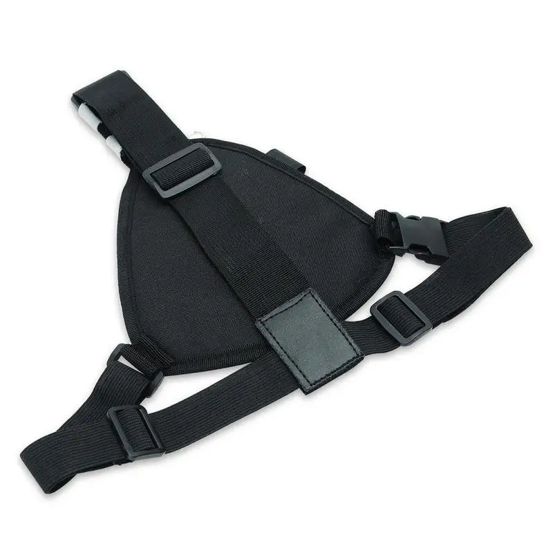 

Radio Harness Bag Adjustable Pouch Two Way Radio Holster Triangle Chest Bag Pouch Holster Carry