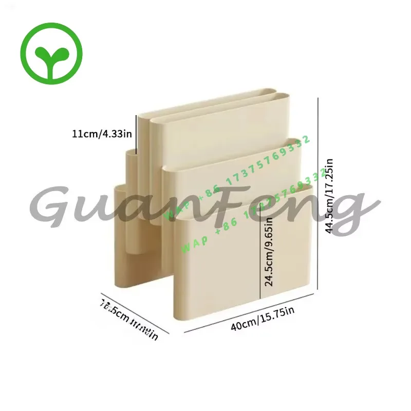 

【specialized】Wholesale Nordic Vintage Magazines Rack Living Room ABS Creative Desktop Decoration Book Rack Floor Bookshelf With