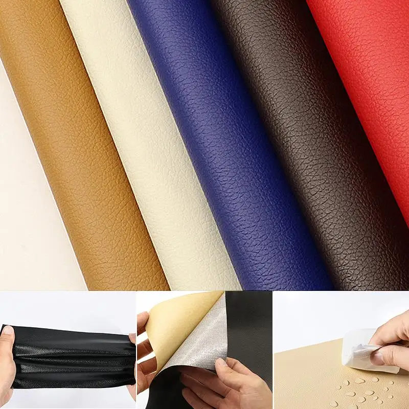 100x50cm Self Adhesive Leather Perfect Repair Patch Sofa Furniture Seat Fix Mend PU Leather Sticker DIY Refurbishing Dropship