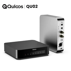 Quloos QU02 USB Bridge USB Digital Audio Interface to SPDIF AES/EBU I2S Support DSD512