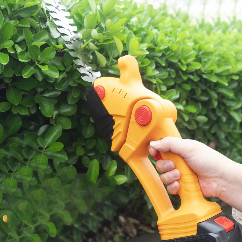 Electric Hedge Trimmer Rechargeable Small Detachable Household Portable Wireless Garden Trimmer with Long Endurance