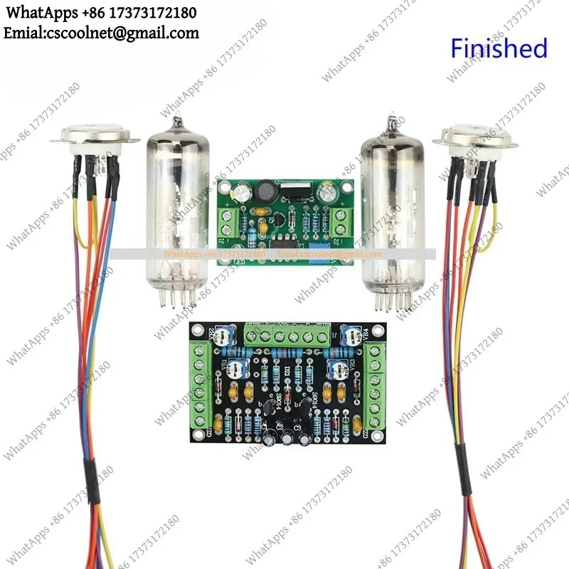 Dual Channel Low Voltage 6E2 Tube Indicator Driver Kit Board Level Amplifier DIY Audio Fluorescent DC12V Electronic Component