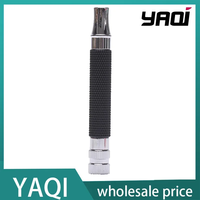 

Yaqi Black and Chrome Color Brass Safety Razor Handle For Mens