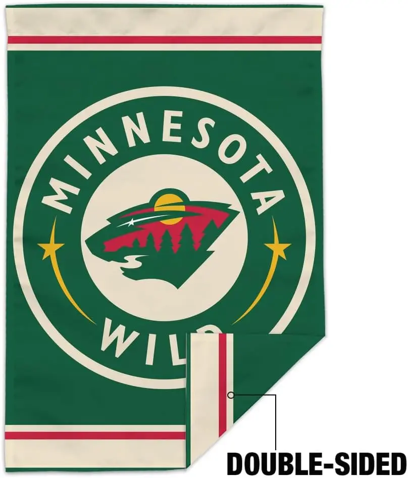 Minnesota Wild Logo Garden Yard Flag