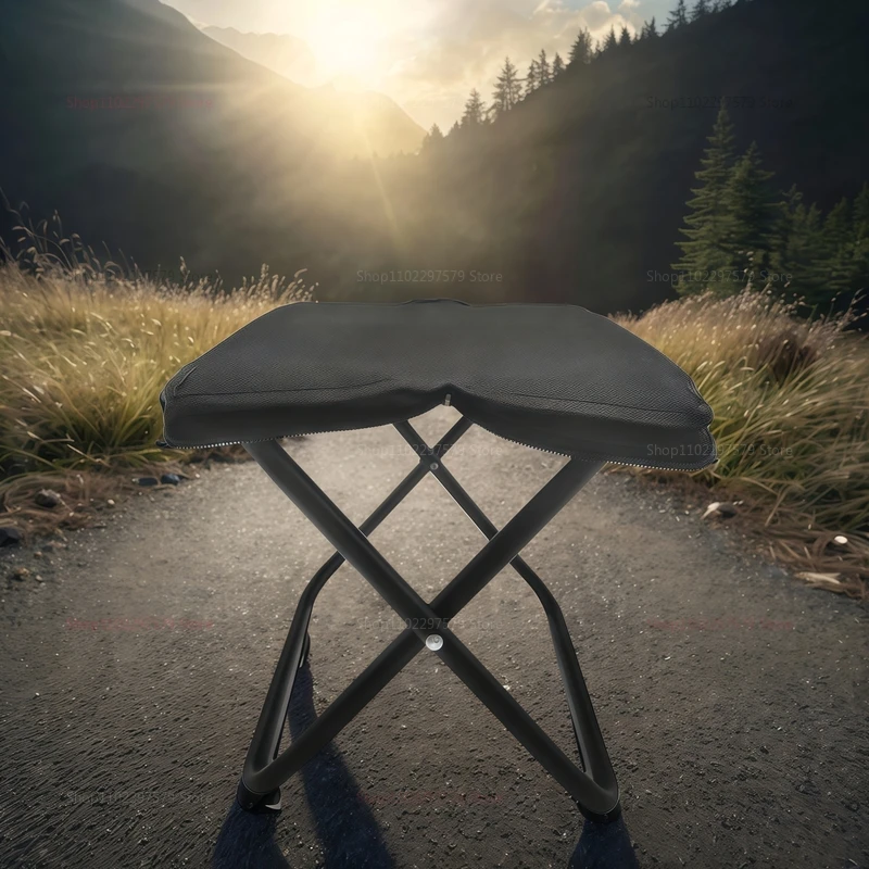 휴대용 접이식 배낭 의자 미니 야외 캠핑 의자 낚시 여행 피크닉을위한 경량 접이식 슬래커 좌석