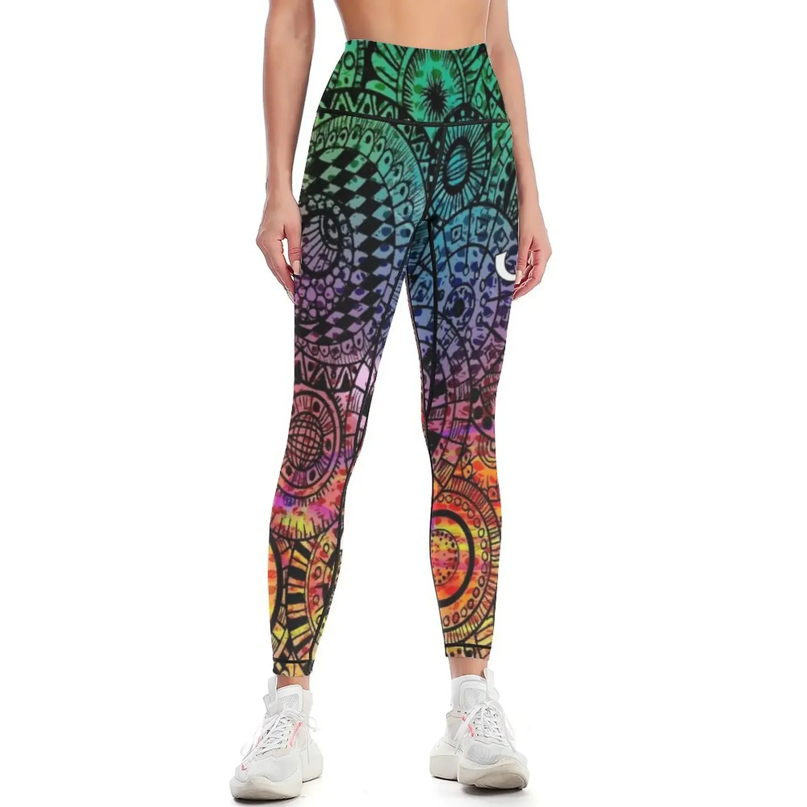 

Spectrum Circles Leggings Sportswear woman gym gym sportswear woman gym's sportswear Women's gym Womens Leggings