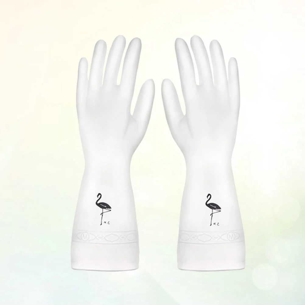 

Dishwashing Household Gloves Kitchen Rubber Waterproof Cleaning Oven Protective