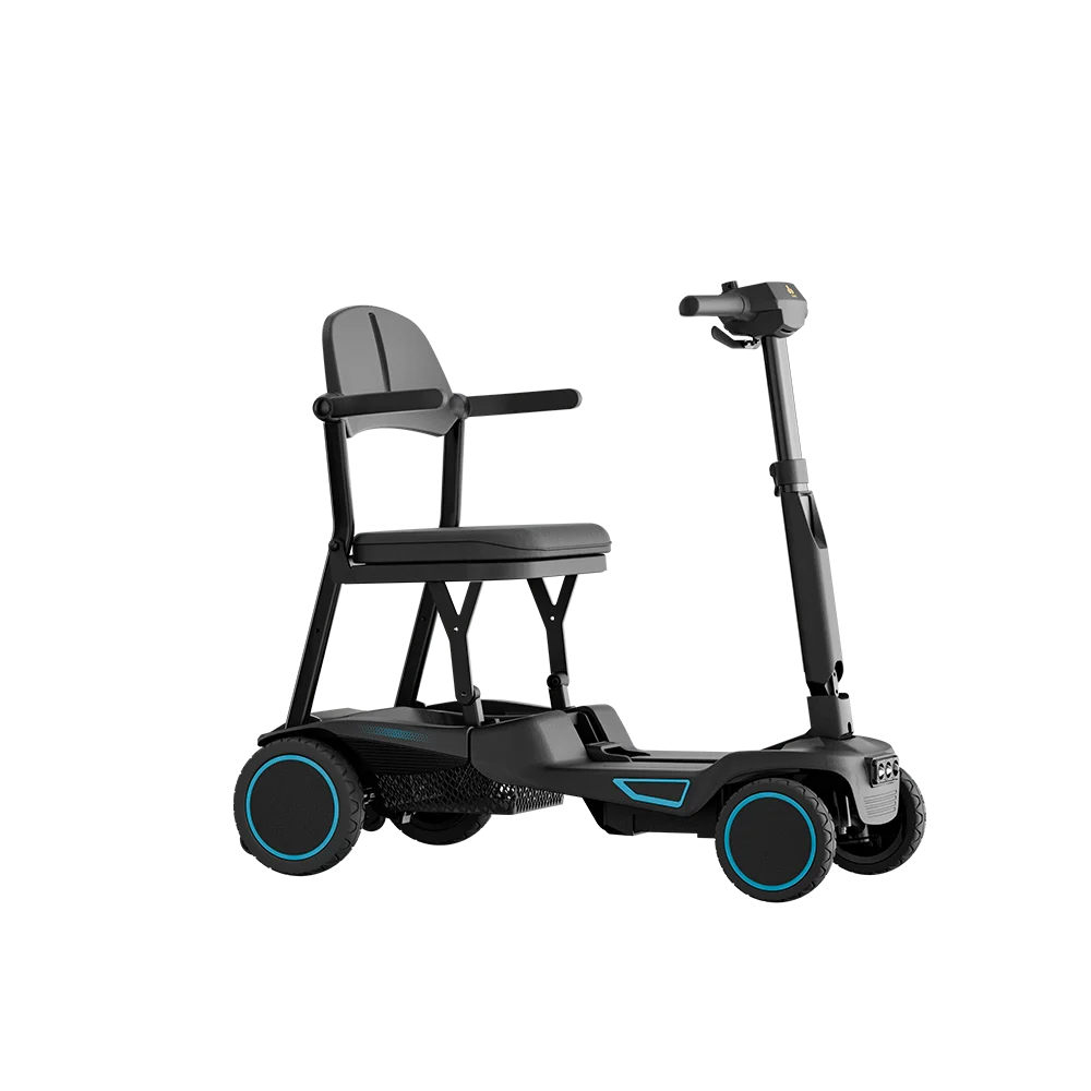 

Zuowei ZW502 4-Wheel Brushless Motor Aluminum Alloy Electric Mobility Scooter Foldable CE Certified 6-10 Climbing Capacity