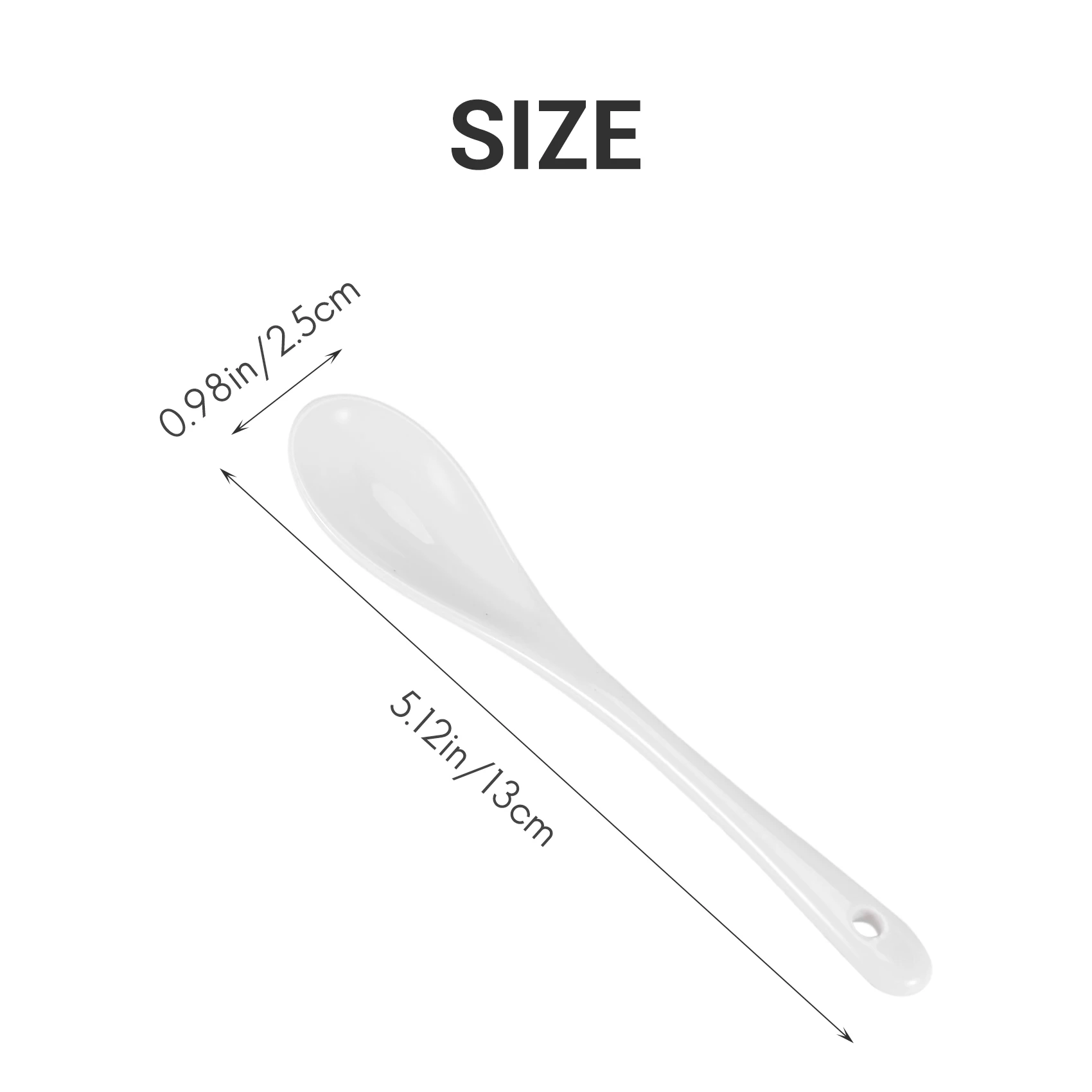 5 шт., белые фарфоровые ложки для яиц, керамические ложки, кофейная ложка, десертная ложка, сервировочная ложка для мокко HY