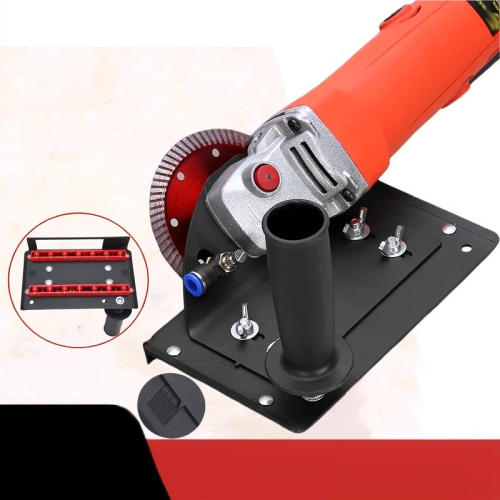 Efficient Tile Beveling Bracket For 100 Angle Grinder Ceramic Cutting Miter Edge Tool Metal Support For DIY Projects