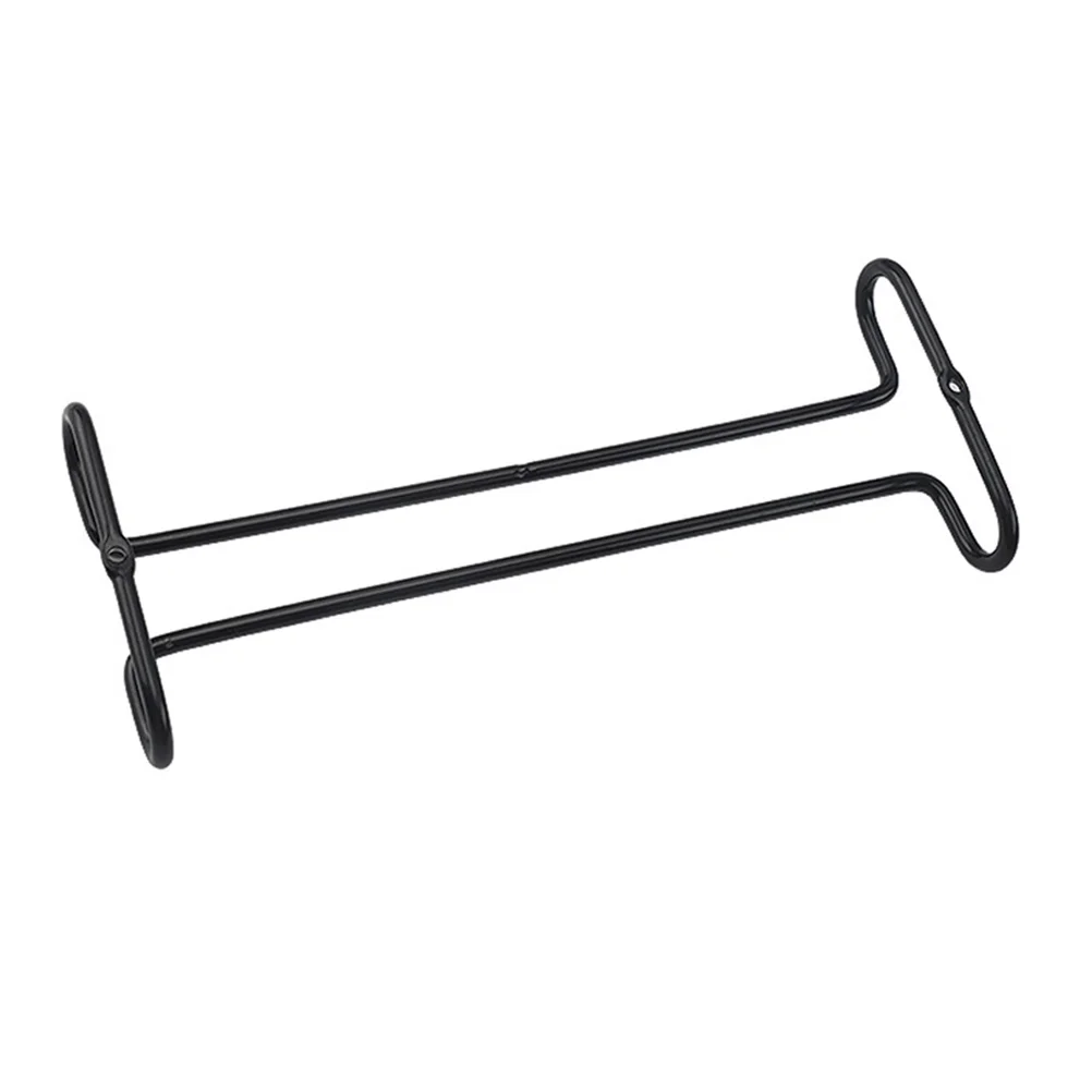 

Metal Glass Holder Hanging Rack Storage Display Stand Anti Rust Strong Capacity Fits Under Cabinets Cup