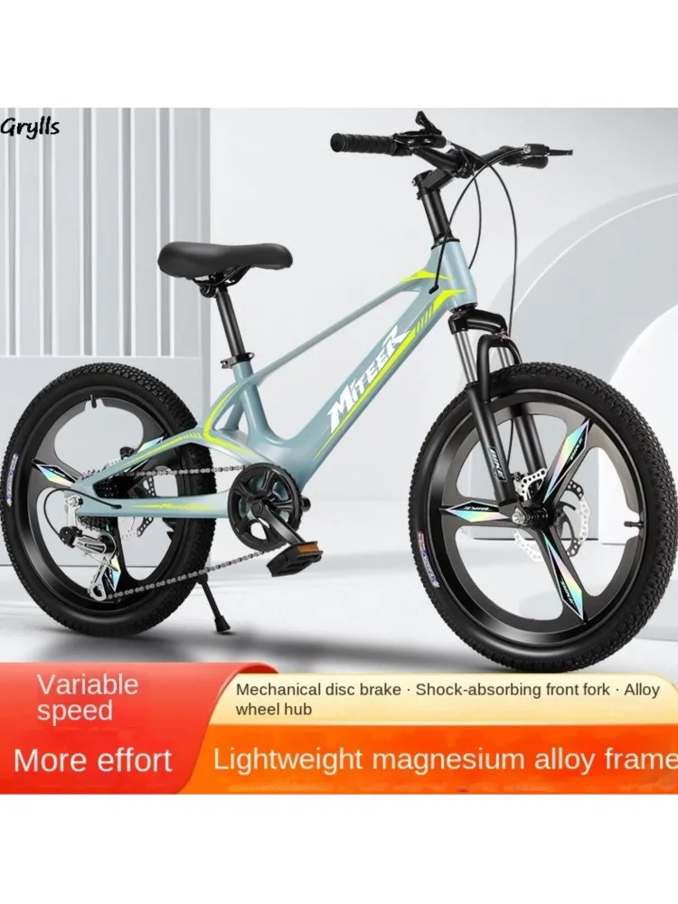 AliExpress oeny Grylls Ultralight Kids Bike Boys Girls Big Kids Bike Magnesium Alloy Variable Speed Mountain Bike