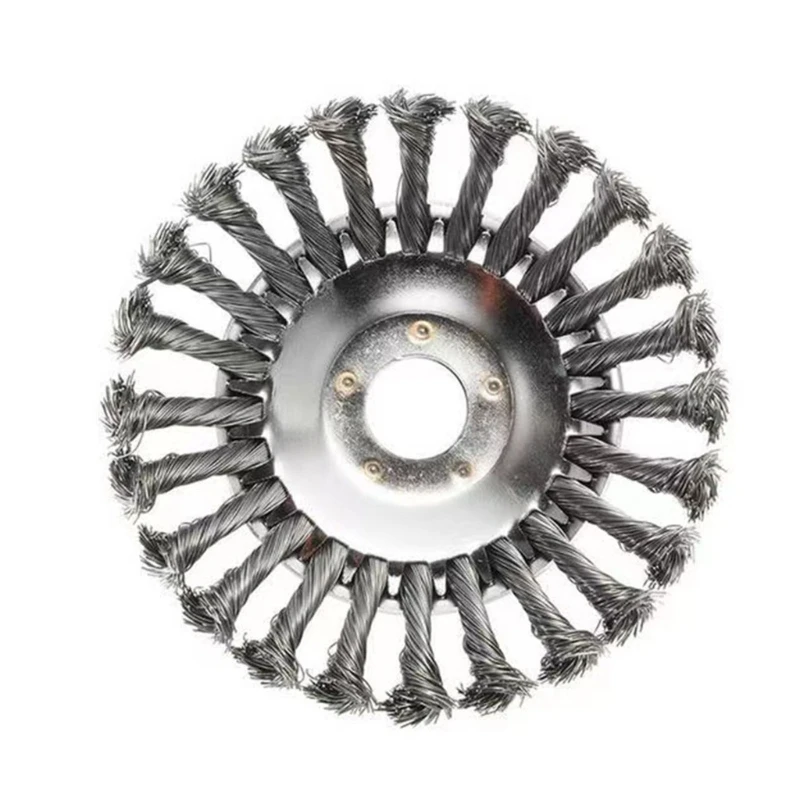 

Модернизированная головка триммера для резки сорняков M17D Модернизированная вращающаяся стальная проволочная щетка для удаления